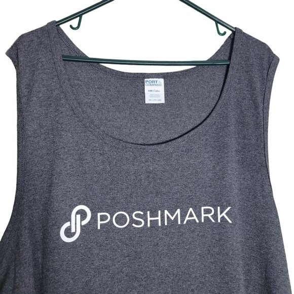Poshmark‎ Exclusive Tank Top Gray Sleeveless Womens Plus Size 3X - Picture 1 of 6
